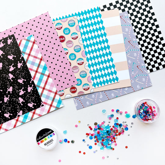 Arnold's Drive-In Patterned Paper