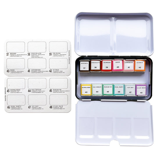 Pastel Dreams Watercolor Pan Set by Art Philosophy