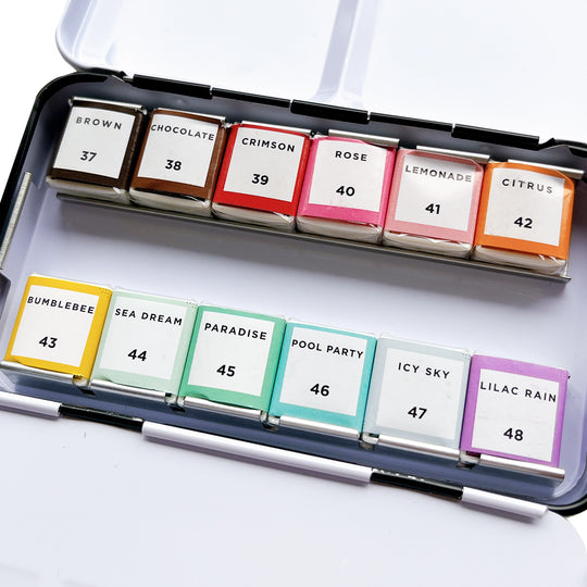 Pastel Dreams Watercolor Pan Set by Art Philosophy