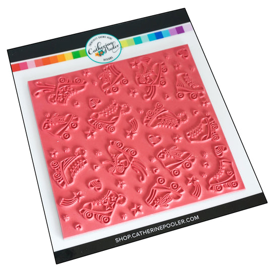 At The Rink Background Stamp