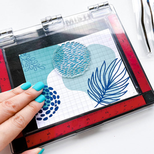 Bold Bits & Patterns Stamp on MISTI