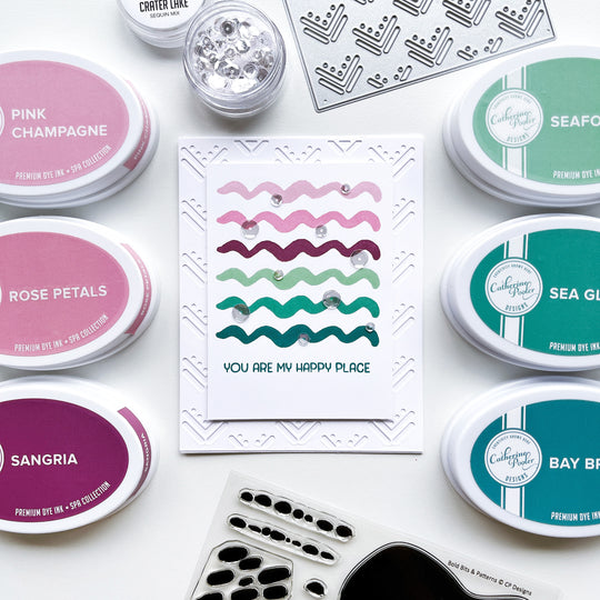 you are my happy place card with This Way Up Cover Plate Die