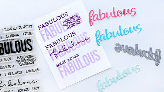 Fabulous Word Die