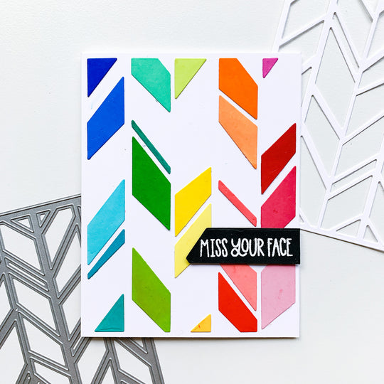 Chic Chevron Cover Plate Die