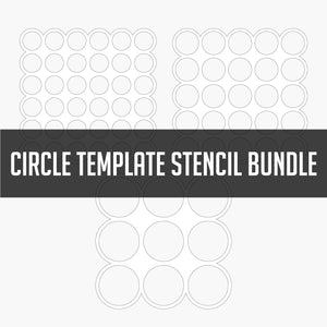 Circle Template Stencil Bundle
