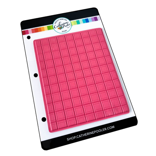 Cozy Plaid background stamp