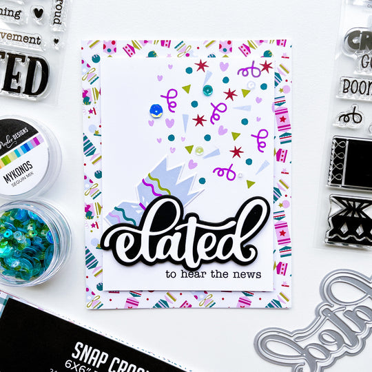 Snap Crackle Pop Patterned Paper