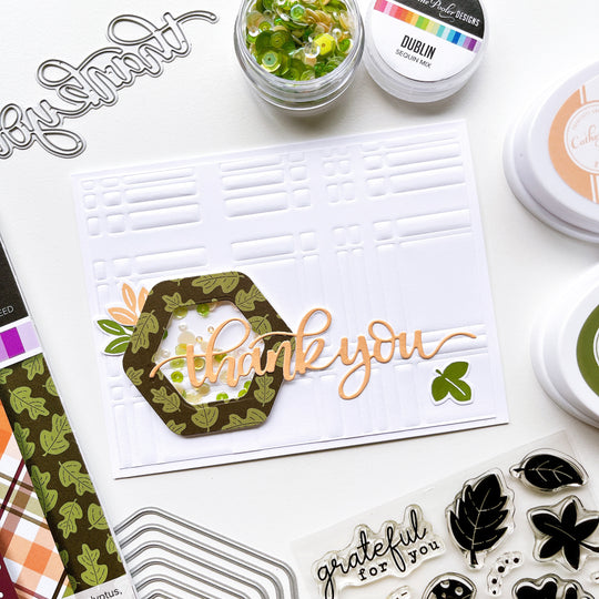 All in One Thank You Word Die