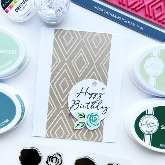 Diamonds are Forever Background Stamp