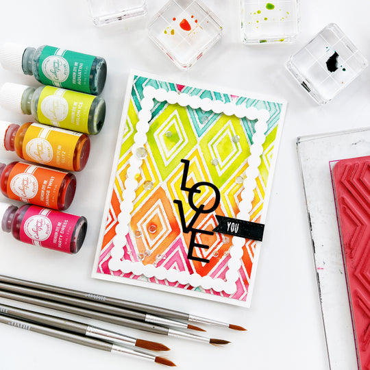 Diamonds are Forever Background Stamp