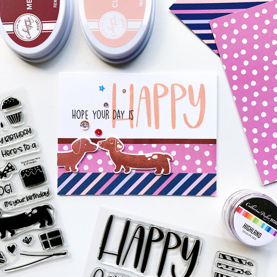 Card with two dogs and sentiment