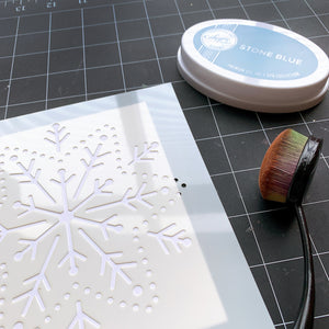 Embroidered Snowflake Stencil