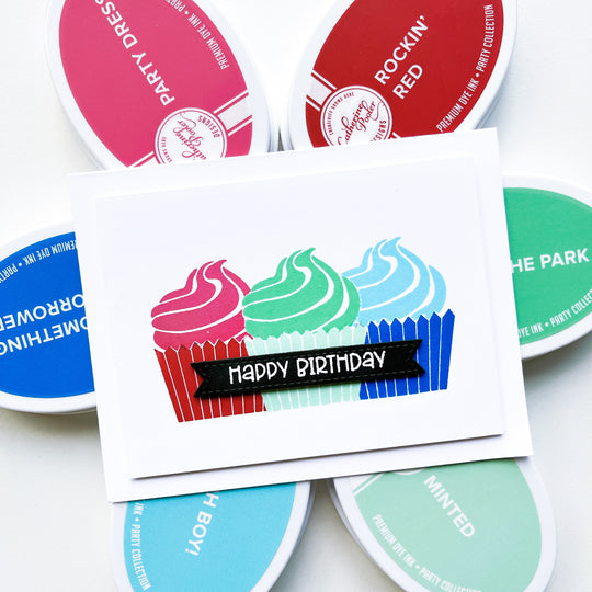Everybody Say Happy Sentiments Stamp Set