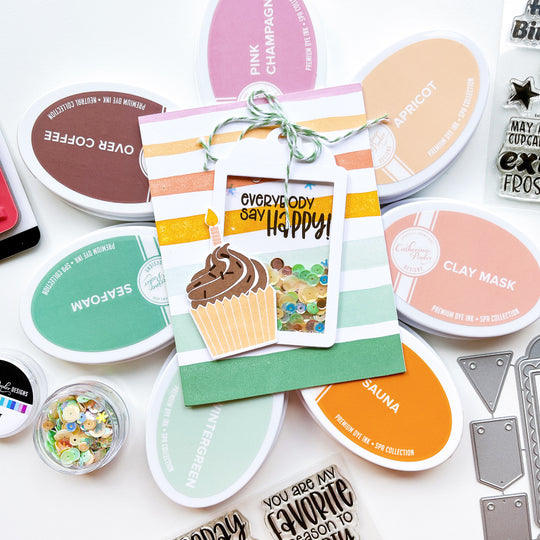 Everybody Say Happy Sentiments Stamp Set