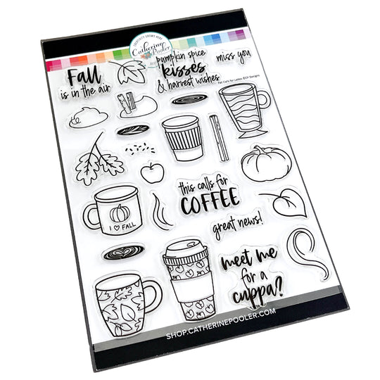 Fall Calls for Lattes Stamp Set