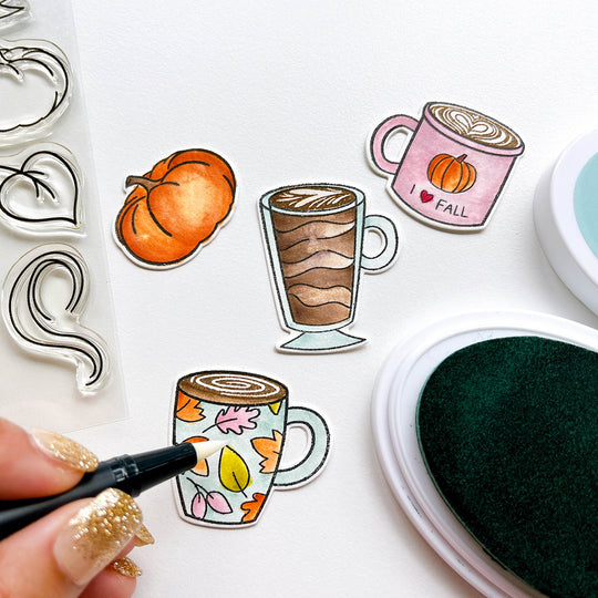 Fall Calls for Lattes Stamp Set