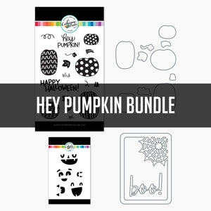 Hey pumpkin bundle with two stamp sets and two dies