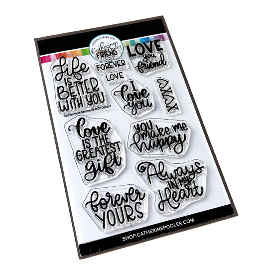 Forever Yours Sentiments Stamp Set