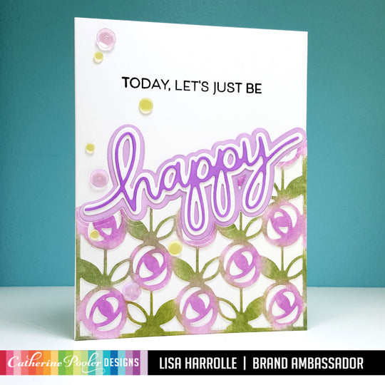 card with flowers and sentiments