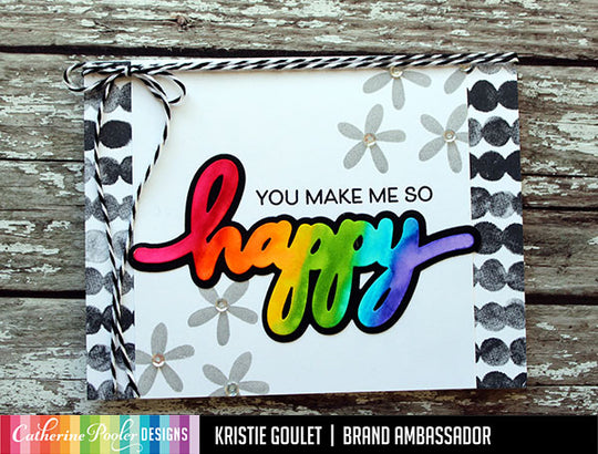 you make me so happy card