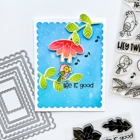 In the Tropics Floral Stamp Set