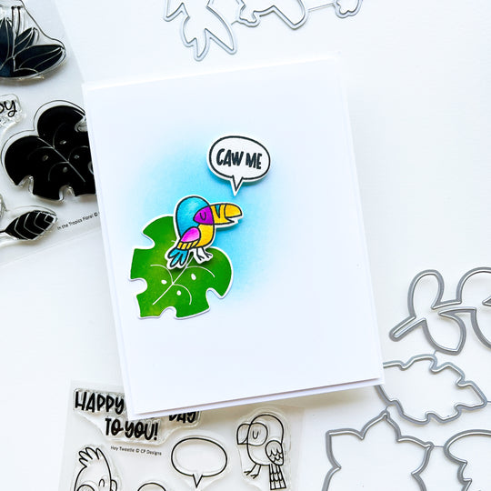 In the Tropics Floral Stamp Set