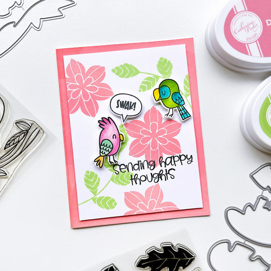 In the Tropics Floral Stamp Set