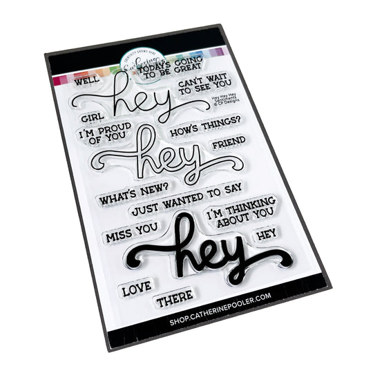Hey, Hey, Hey Sentiments stamp set