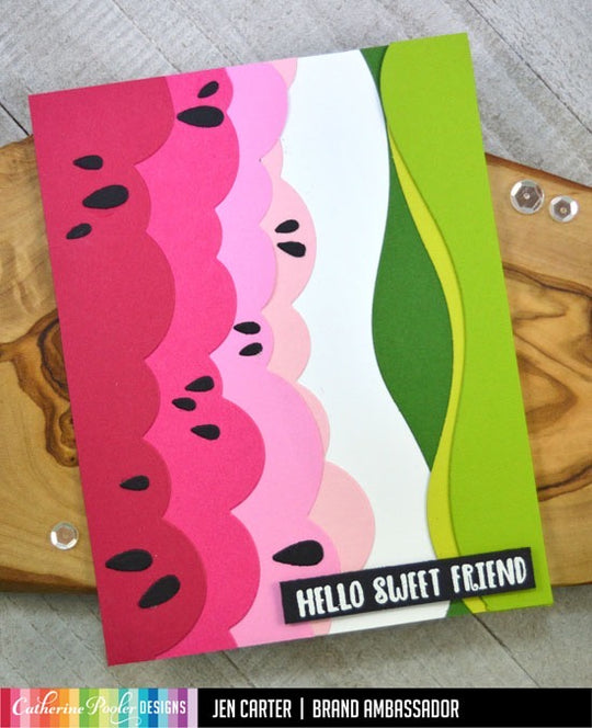 card with watermelon and sentiment