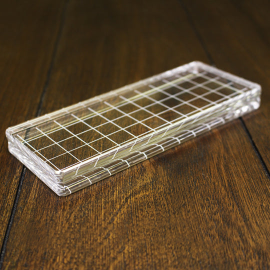 Acrylic Grid Stamping Block 2-1/2 x 6-1/8"