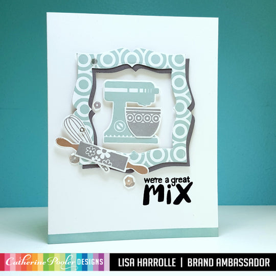 we're a great mix card with Picture Frame Dies