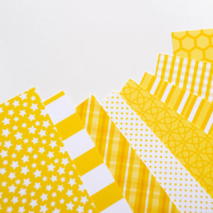 Limoncello Prints Patterned Paper spread out