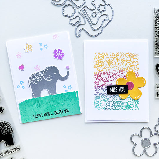 Stamp-a-doodle Floral Stamp Set