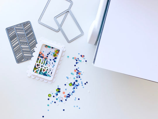 miss you shaker tag made from skyscape mini cover plate