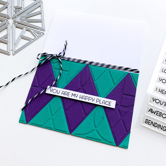 Mosaic tile Dies color matched diamonds