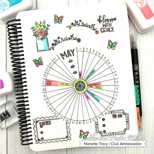 Circle tracker calendar canvo page