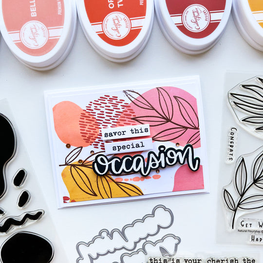 special occasion card made with Bold Bits & Patterns Stamp Set