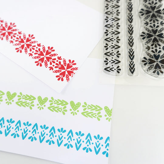 Nordic Borders Stamp Samples