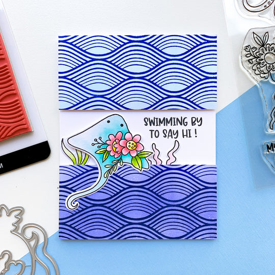 card with sentiment and stingray