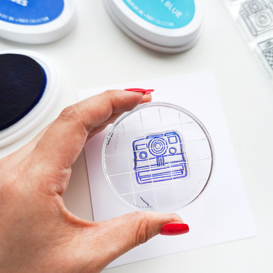 Oh Snap! Stamp on Acrylic Block