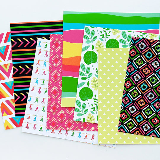 Peruvian Market Patterned Paper
