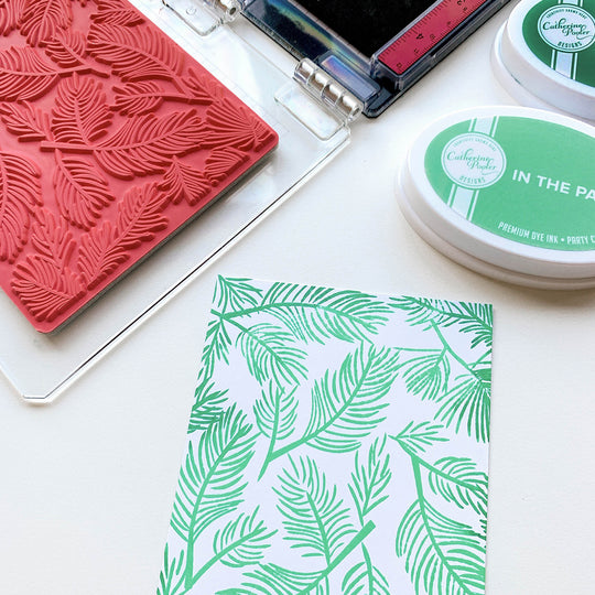 Pine Forest Background Stamp sample