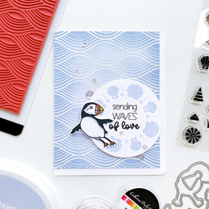 card with penguin and sentiment 