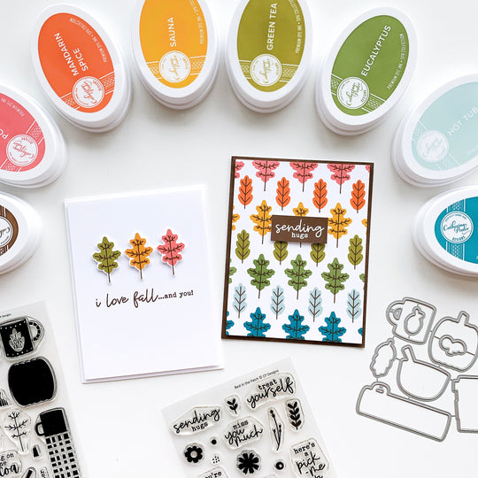 Best In The Patch Stamp Set with Rainbow Leaves