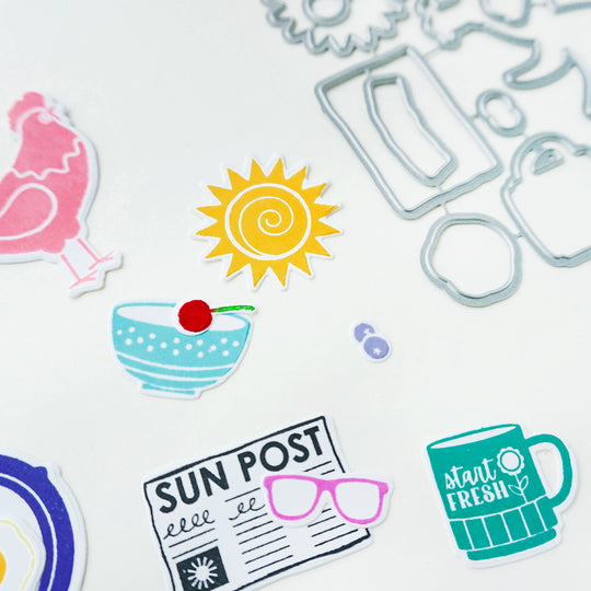 Rise & Shine Dies samples