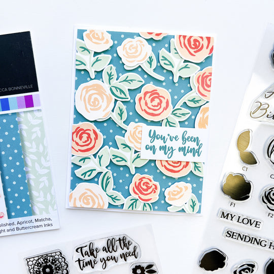 Roses & Lace Patterned Paper