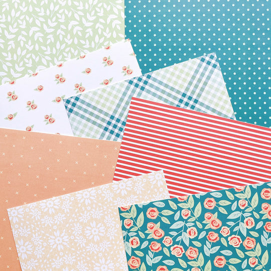 Roses & Lace Patterned Paper