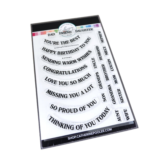 Something For Everyone Sentiments Stamp Set