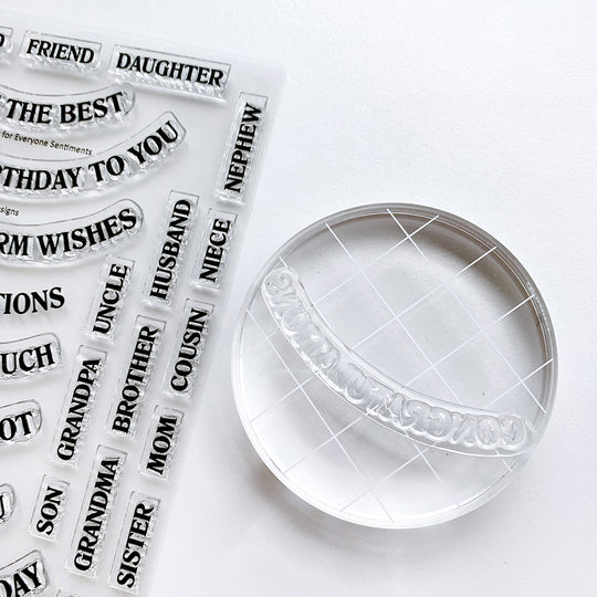 Something For Everyone Sentiments Stamp Set