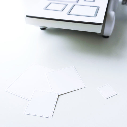 Stitched Squares Dies samples
